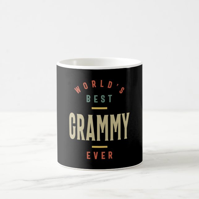 Kvinnans bästa Grammy Aldrima Grandma Gift Kaffemugg (Center)