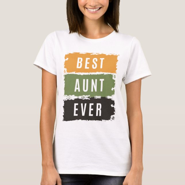 Kvinnans bästa Moster någonsin | Auntie T Shirt (Framsida)