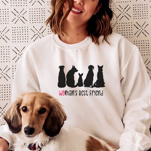 Kvinnans bästa vänliga Hund-sötskjorta T Shirt