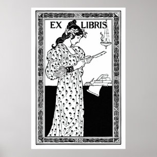 Kvinnans bokbord poster