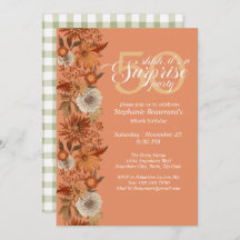 Kvinnans höstblomma 50:e födelsedag