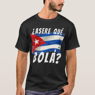 Kvinnans kubanska Flagga Funny Cuba Miami Sayed Sp T Shirt