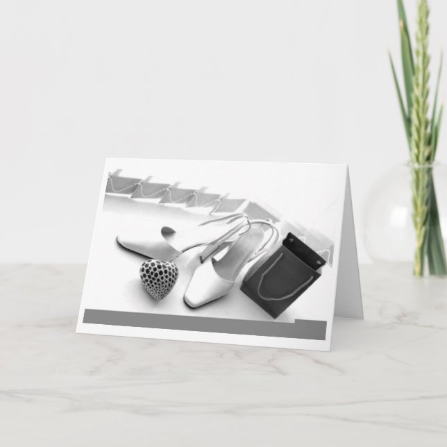 KVINNANS "KVÄLLSMODE" ÖNSKAR KORT (Framsida)