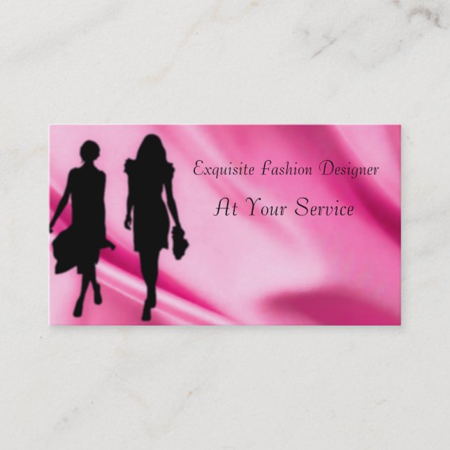 Kvinnans Mode-image för visitkort (Framsida)