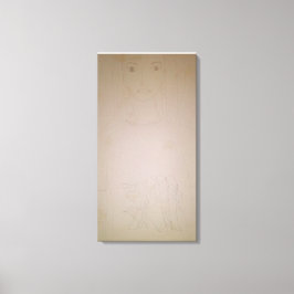 Kvinnans porträtt canvastryck