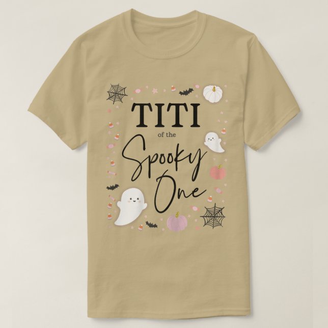 Kvinnans titel på "Spooky One Girl First Birthday" T Shirt (Design framsida)