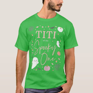 Kvinnans titel på "Spooky One Girl First Birthday" T Shirt