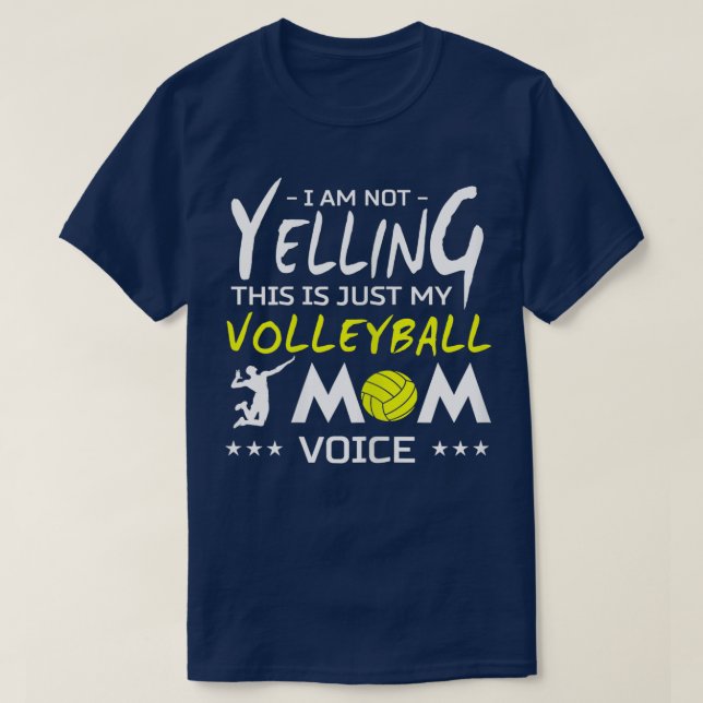 Kvinnans volleyball-designAtt inte säga att detta  T Shirt (Design framsida)