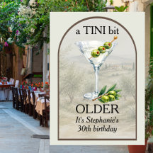 Kvinnas Klassiska Mar Tini Lite Äldre 30-årsdag