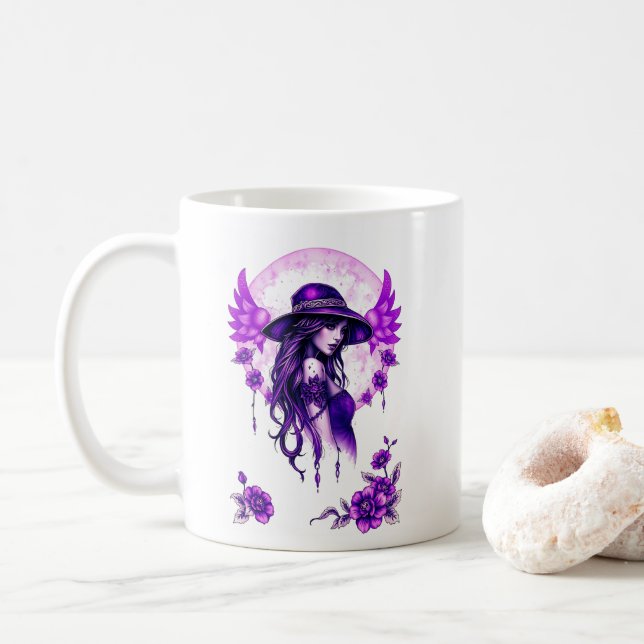 Kvinnas sinne: Grace, styrka och skönhet Kaffemugg (Med munk)