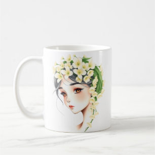Kvinnas sinne: Grace, styrka och skönhet Kaffemugg