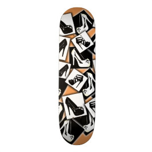Kvinnaskateboard Old School Skateboard Bräda 21,6 Cm