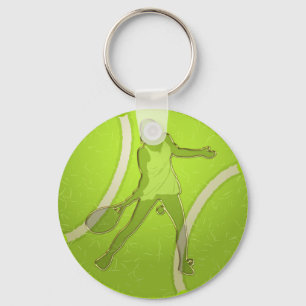 KVINNATENNISSPELAREDESIGN NYCKELRING