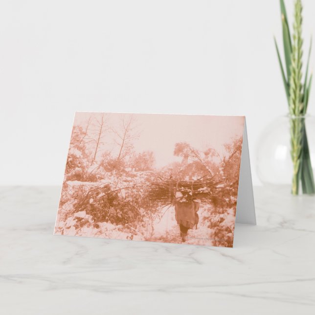 Kvinnaträihopsamlare Kort (Framsida)