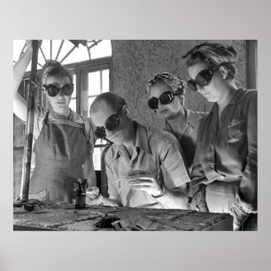 KvinnaWelders i WWII, 40-tal Poster