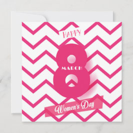 Kvinndagen i lycklig! Den 8 mars Internationell He Inbjudningar