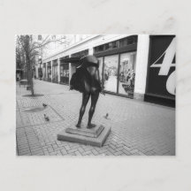 Kvinneakt och Pigeons vykort