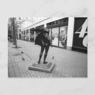 Kvinneakt och Pigeons vykort