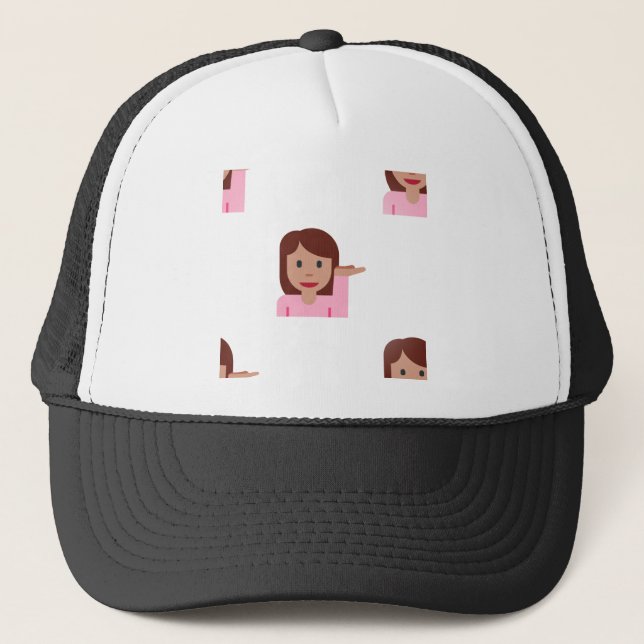 kvinnemoji keps (Framsida)