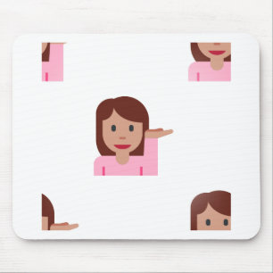 kvinnemoji musmatta