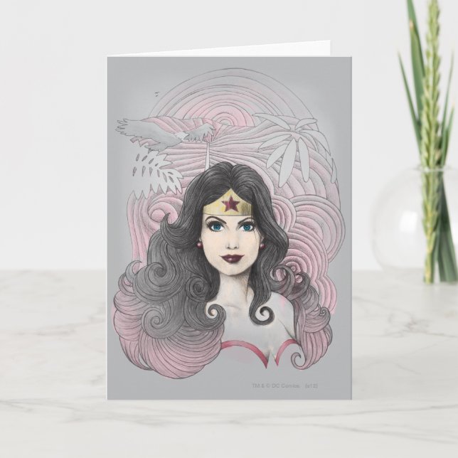  kvinnlig ålder och Träd Kort (Framsida)