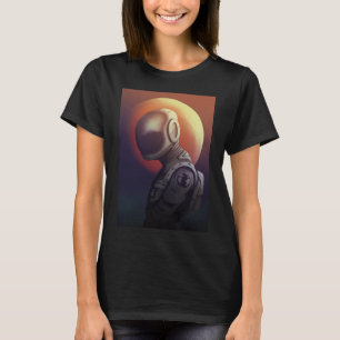 Kvinnlig astronaut t shirt