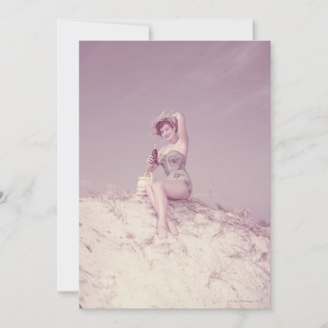 Kvinnlig avslappning på båge (Framsida)