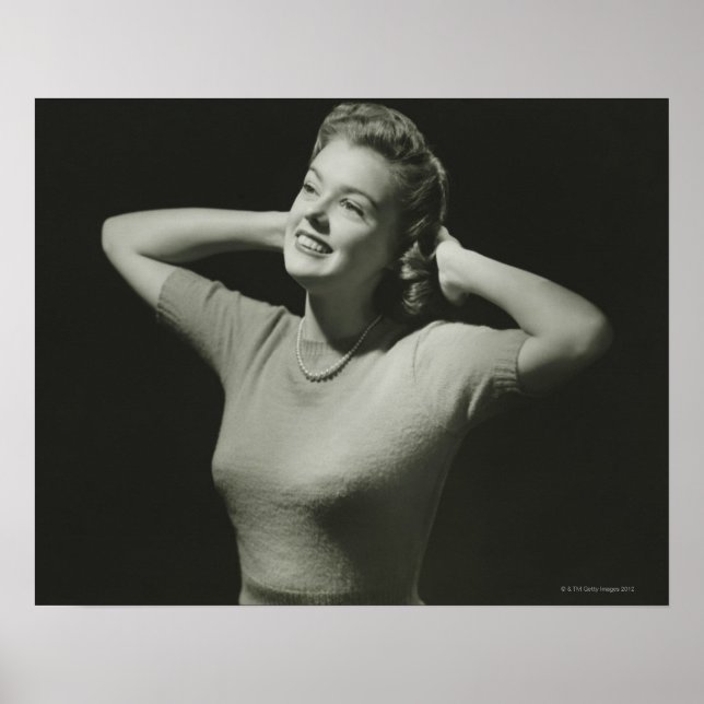 Kvinnlig avslappning poster (Framsidan)