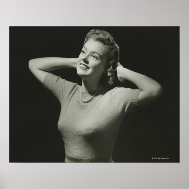 Kvinnlig avslappning poster (Framsidan)