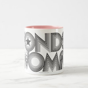 &kvinnlig B&W-Logotyp 3 Två-Tonad Mugg