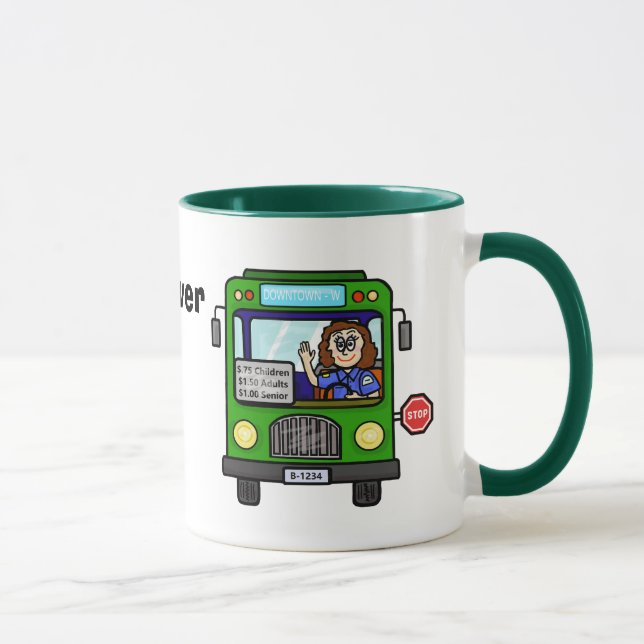 Kvinnlig bästa drivrutin Buss Mugg (Höger)
