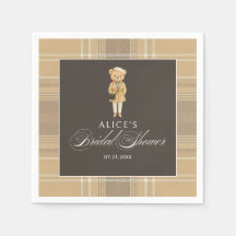 Kvinnlig Björn Beige Bröllopsfest