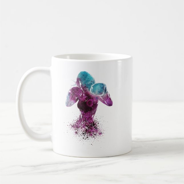 Kvinnlig boxare kaffemugg (Vänster)