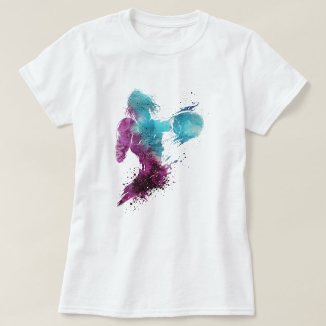 Kvinnlig boxare t shirt (Design framsida)