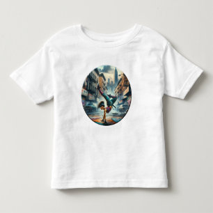 Kvinnlig Breakdancer NYC – Urban B-Girl Art T Shirt
