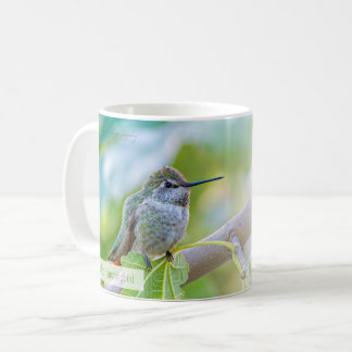 Kvinnlig bredstjärtad kolibri Psalm 70:4 KJV Kaffemugg