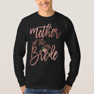 Kvinnlig Bröllopsdusch För Mamma Från Brud Mor T Shirt
