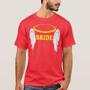 Kvinnlig brud att bli, teambrud, brud, nygift t shirt