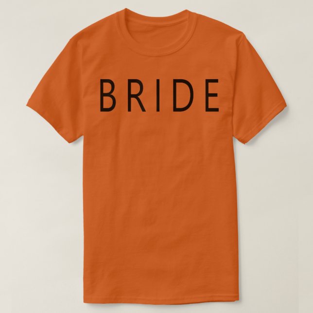 Kvinnlig Brud, Bröllopskväll Brudklubb Bröllop T Shirt (Design framsida)