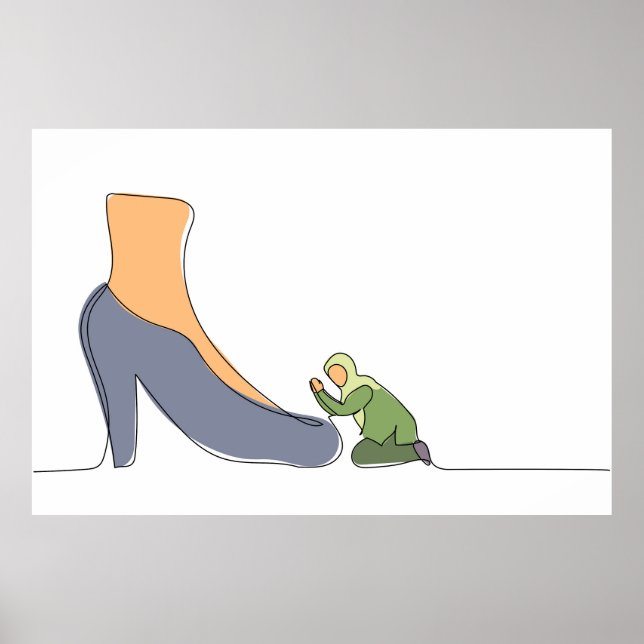 Kvinnlig chef ber om ursäkt till den verkställande poster (Framsidan)