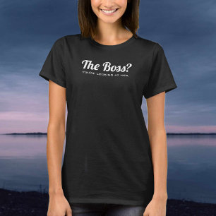 Kvinnlig chef. t shirt