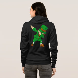 Kvinnlig Dabbing Leprechaun St.Patrick's Day  T Shirt