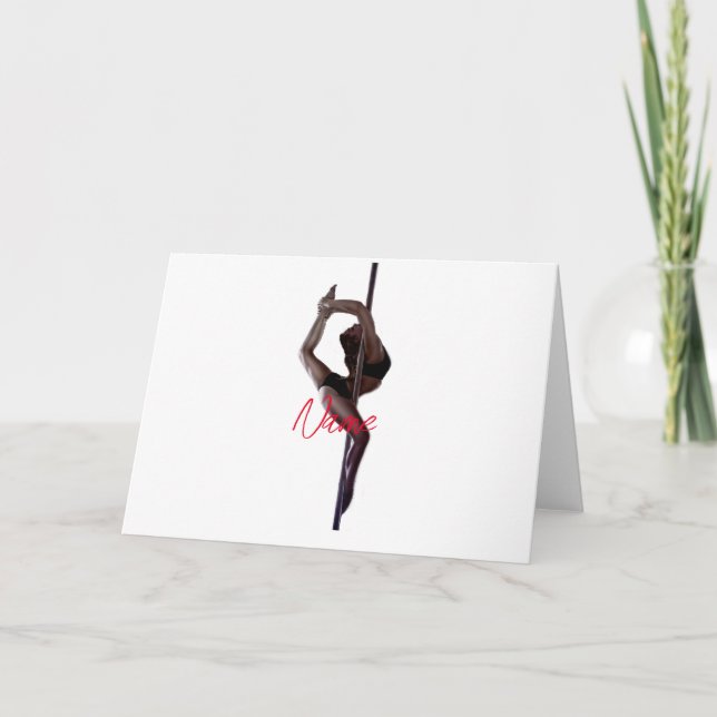 Kvinnlig dansare Thunder_Cove Helgkort (Framsida)