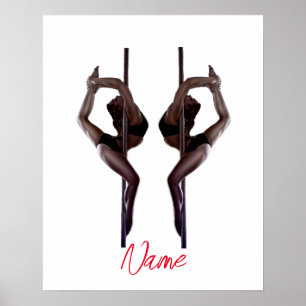 Kvinnlig dansare Thunder_Cove Poster