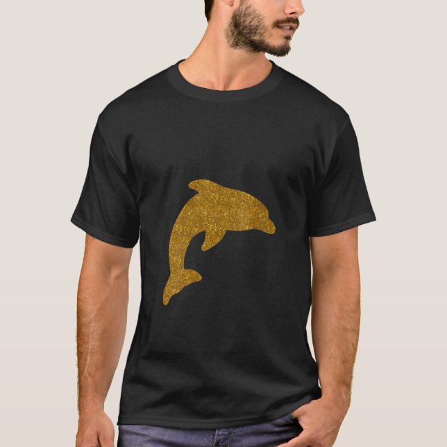 Kvinnlig delfinGift för kvinnor Flicka Beluga Fish T Shirt (Framsida)