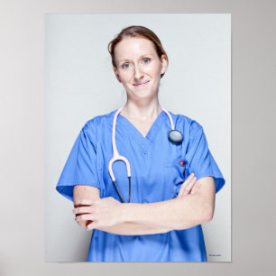 Kvinnlig doktor 2 poster