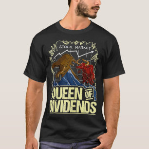 Kvinnlig drottning vid utdelningarna Bull mot Bear T Shirt