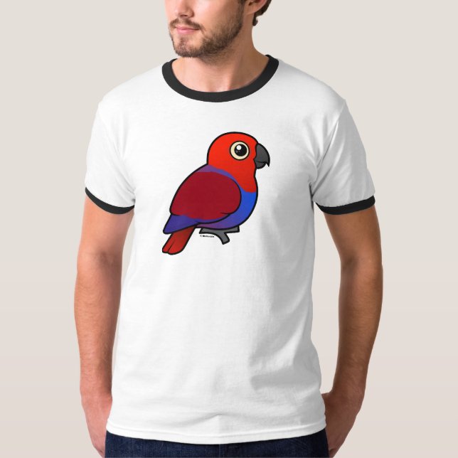 Kvinnlig Eclectus papegoja T-shirt (Framsida)