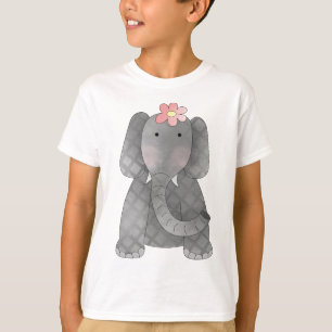 Kvinnlig elefant t-shirt