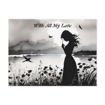 Kvinnlig Ensam med Kärlek i sikte